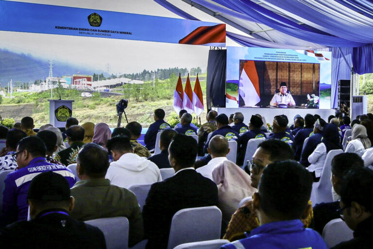 Presiden Prabowo Resmikan Secara Hybrid Proyek Pembangunan dan Pengoperasian Energi Terbarukan di 15 Provinsi