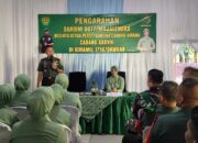 Dandim Majalengka Sapa Prajurit Koramil 1716/Dawuan, Dorong Semangat Pengabdian
