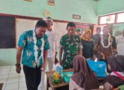 Dukung Gizi Anak Sekolah, Danramil Jatiwangi Hadiri Sosialisasi B2SA di Sukaraja Kulon