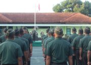 Dandim Majalengka Ajak Prajurit Tingkatkan Profesionalisme Lewat Upacara Bendera
