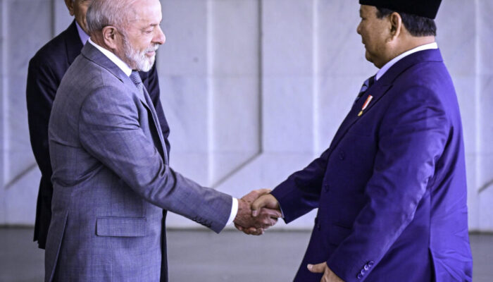 Dalam Upacara Kenegaraan di Istana Planalto Brasilia Presiden Prabowo Disambut Hangat