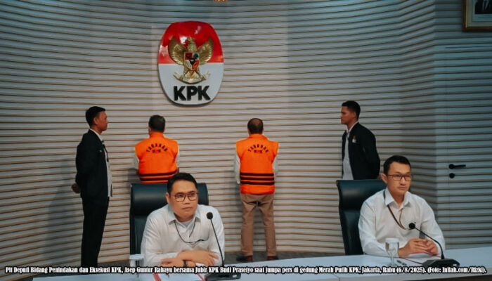 Tersangka Korupsi CSR BI-OJK Anggota DPR Satori-Heri Gunawan Diumumkan KPK