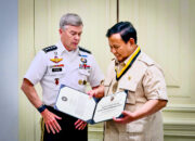 Presiden Prabowo Terima Medali Kehormatan dari Komando Operasi Khusus AS
