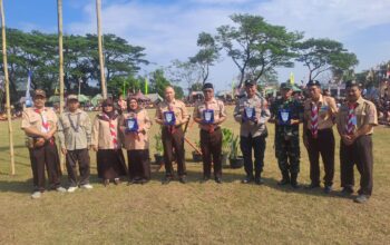 Babinsa Koramil Majalengka Hadiri Penutupan Jambore Ranting di Bumi Perkemahan Lapang Bungur