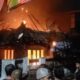 Kebakaran Hebat Terjadi di Jombang, Tiga Bangunan Ludes Terbakar