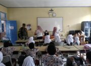 Danposramil Peltu Gatot Hadiri Pemeriksaan Kesehatan Gratis & Imunisasi MR-HPV di SD Karyamukti