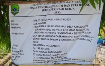 Mandor : Cari pasir susah, Proyek Rehab di Kasokandel Item Matrial yang Digunakan Diduga Tidak Seusai RAB Dinas