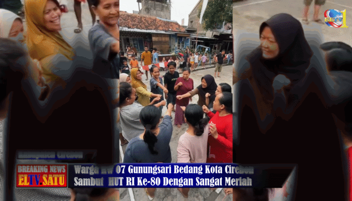 Warga RW 07 Gunungsari Bedang Kota Cirebon Sambut HUT RI ke-80 Dengan Sangat Meriah