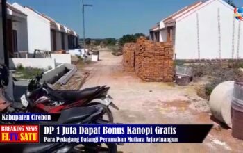 DP 1 Juta Dapat Bonus Kanopi Gratis Para Pedagang Datangi Perumahan Mutiara Arjawinangun