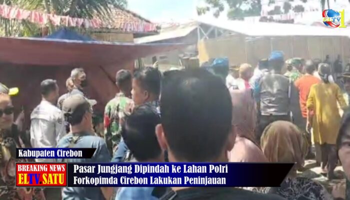 Pasar Jungjang Dipindah ke Lahan Polri Forkopimda Cirebon Lakukan Peninjauan