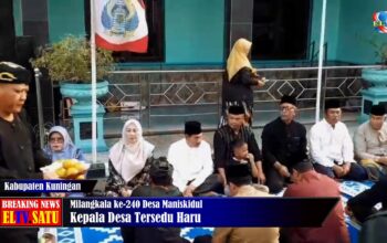 240 Tahun Desa Maniskidul Warga Bersatu dalam Syukur