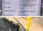 Kualitas Rehabilitasi Jalan Desa Karangasem Dipertanyakan, Warga Keluhkan Hasil Pekerjaan