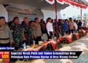 Peletakan Batu Pertama Kantor Koperasi Merah Putih Digelar di Desa Wiyong