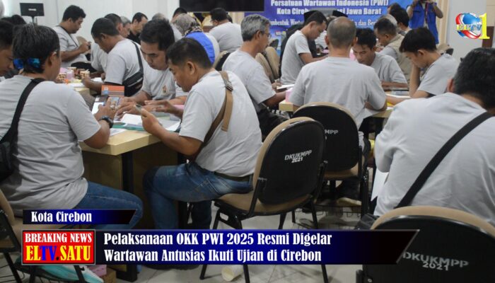 Pelaksanaan OKK PWI 2025 Resmi Digelar Wartawan Antusias Ikuti Ujian di Cirebon