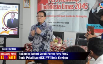 Rokhmin Dahuri Soroti Peran Pers 2045 Pada Pelatihan OKK PWI Kota Cirebon
