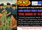Waktu Lomba Menulis Bertema “Pengalaman Buruk dengan Polisi Indonesia” Diperpanjang Hingga 15 Desember 2025