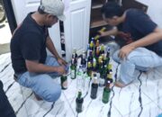 Razia Antik Lodaya 2025, Polresta Cirebon Amankan 37 Botol Miras di Plered