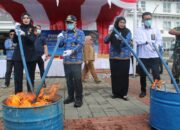 7 Juta Batang Rokok Ilegal Hasil Sitaan Dimusnahkan