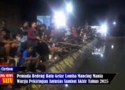 Sambut Pergantian Tahun, Warga Pekiringan Antusias Ikuti Lomba Mancing Mania