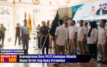 Kepengurusan Baru PELTI Kuningan Dilantik Buana Devito Siap Bawa Perubahan
