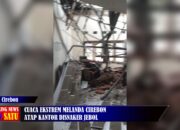 Cuaca Ekstrem Melanda Cirebon Atap Kantor Disnaker Jebol