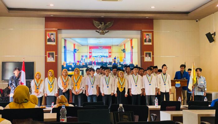 PMII Rayon An-Nadhloh Harakah Resmi Lantik Pengurus Baru Masa Khidmat 2025–2026