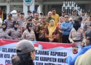 PMII Kecewa Saat Gelar Aksi Damai,Karena Saat Bersamaan Bupati Dian Audiensi ke Kementerian PUPR