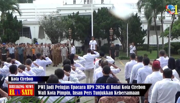 PWI Kota Cirebon Gelar Upacara HPN 2026 di Balai Kota Wali Kota Pimpin, Insan Pers Tunjukkan Kebersamaan