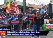 SK Bupati Dipersoalkan, Demo Mahasiswa Memanas Aksi di Gedung DPRD Kuningan Nyaris Ricuh
