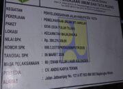 Proyek Jalan di Majalengka Disorot, Papan Proyek Tanpa Sumber Anggaran dan Hasil Diduga Bergelombang