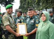 Pelantikan Kenaikan Pangkat dan Wisuda Purna Tugas Kodim 0615/Kuningan Berlangsung Khidmat