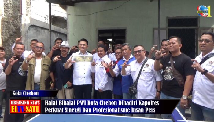 Halal Bihalal PWI Kota Cirebon Dihadiri Kapolres Perkuat Sinergi Dan Profesionalisme Insan Pers