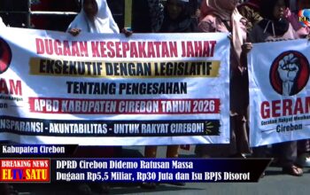 DPRD Cirebon Didemo Ratusan Massa Dugaan Rp5,5 Miliar, Rp30 Juta dan Isu BPJS Disorot