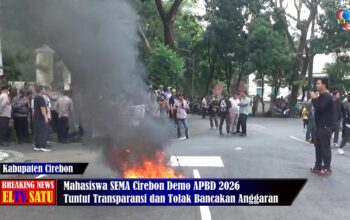 Mahasiswa SEMA Cirebon Demo APBD 2026 Tuntut Transparansi dan Tolak Bancakan Anggaran
