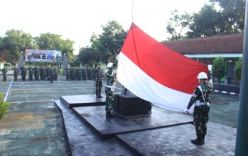 Upacara Bendera di Makodim Majalengka Berlangsung Khidmat, Dandim 0617 Bertindak Sebagai Irup