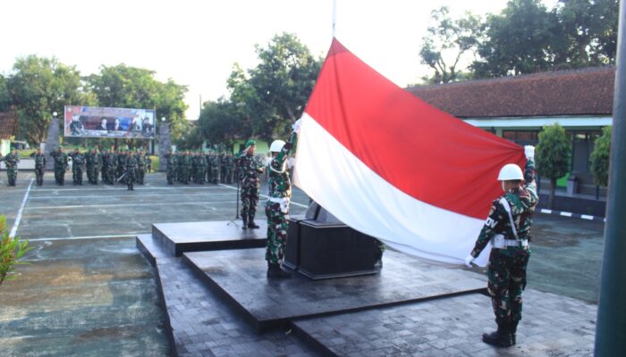 Upacara Bendera di Makodim Majalengka Berlangsung Khidmat, Dandim 0617 Bertindak Sebagai Irup