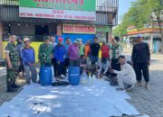 Manfaatkan Limbah Nasi, Danramil 1712/Jatiwangi dan Petani Majalengka Produksi POC Ramah Lingkungan