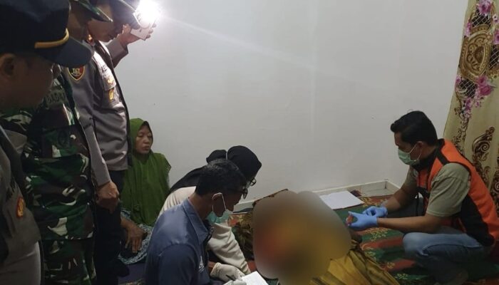 Terjun ke Lokasi, Danramil Ligung Tinjau Warga Desa Kedungkencana yang Tewas Tersengat Arus Listrik di Area Persawahan