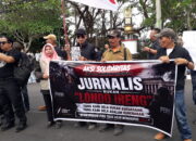 Jurnalis Bukan “Londo Ireng”, Insan Pers Kuningan Gelar Aksi Solidaritas dan Sampaikan Lima Tuntutan di Depan Pendopo