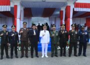 Parade Senja HUT RI ke-81 di Majalengka Berlangsung Khidmat, Kasdim Hadiri Penurunan Bendera Merah Putih