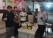 Razia Gabungan di Kroya Indramayu 27 Botol Miras Diamankan