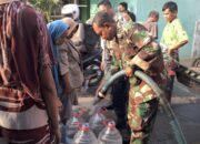 Kemarau Melanda, Warga Kamuning Sumberjaya Diserbu Bantuan Air Bersih, Babinsa Turun Langsung