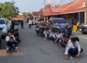 Tim URC Resmob Polres Indramayu Amankan 24 Remaja Terkait Janjian Tawuran Antar Pelajar di Balongan