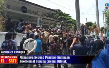 Mahasiswa Kepung Pendopo, Geothermal Gunung Ciremai Ditolak