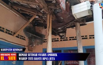 Rumah Nyaris Ambruk, Wabup Tuti Andriani Bantu Rp15 Juta untuk Perbaikan Rumah Sutinah
