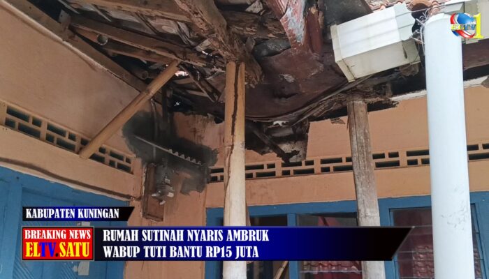 Rumah Nyaris Ambruk, Wabup Tuti Andriani Bantu Rp15 Juta untuk Perbaikan Rumah Sutinah